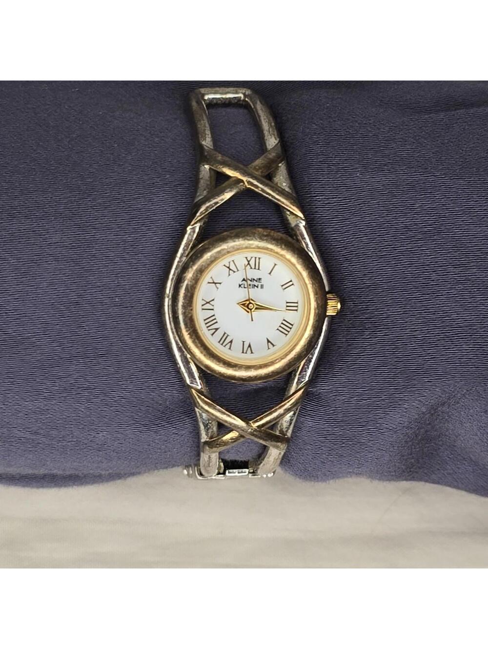 Vintage Anne Klein II Two-Tone Roman Numeral Watch